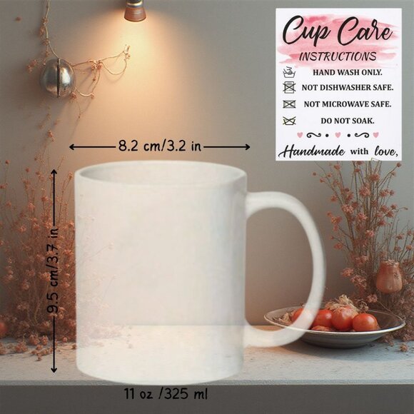 Novelty Ceramic Mug 11 Oz White "Baby Its Cold Outside" Holiday Gift for Her/Him - Picture 6 of 8